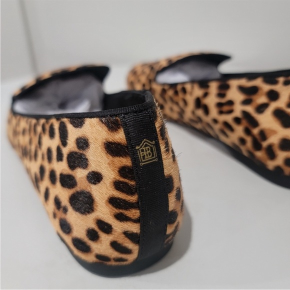 Birdies Starling Cheetah Calf Hair
Loafer Flat Smoking Slippers Size 7 - Picture 5 of 9